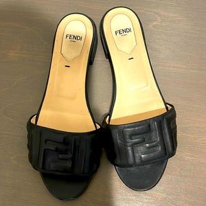 Fendi Logo Sandals